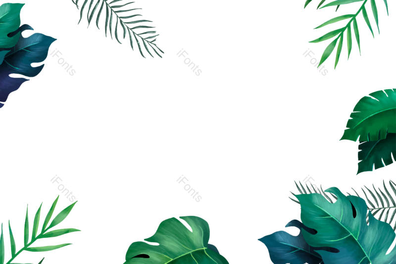 叶子图片,植物矢量元素,花草PNG,树叶免抠素材